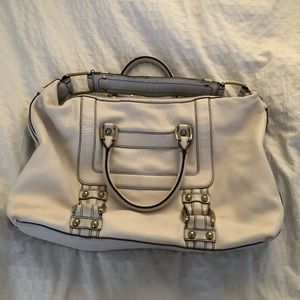 Banana Republic white handbag